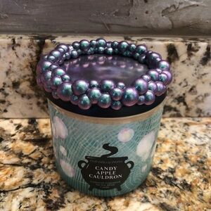 Bath and Body Works Candy Apple Cauldron Halloween 3 Wick Candle